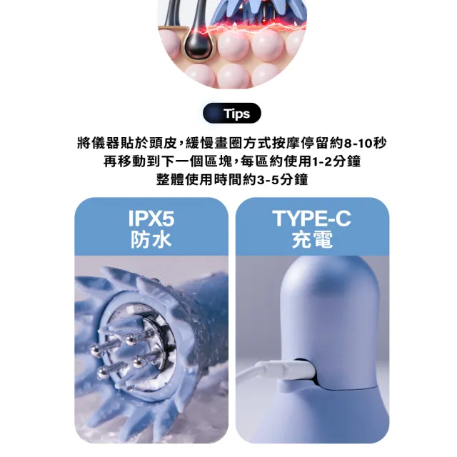 【MIRAE 未來美】雙11限定★光電導入頭皮儀