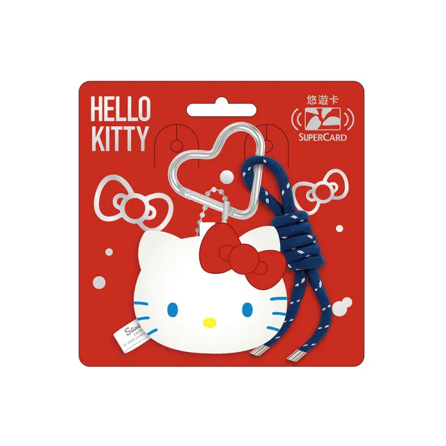 【Easycard 悠遊卡】代銷 HELLO KITTY大臉Supercard造型悠遊卡