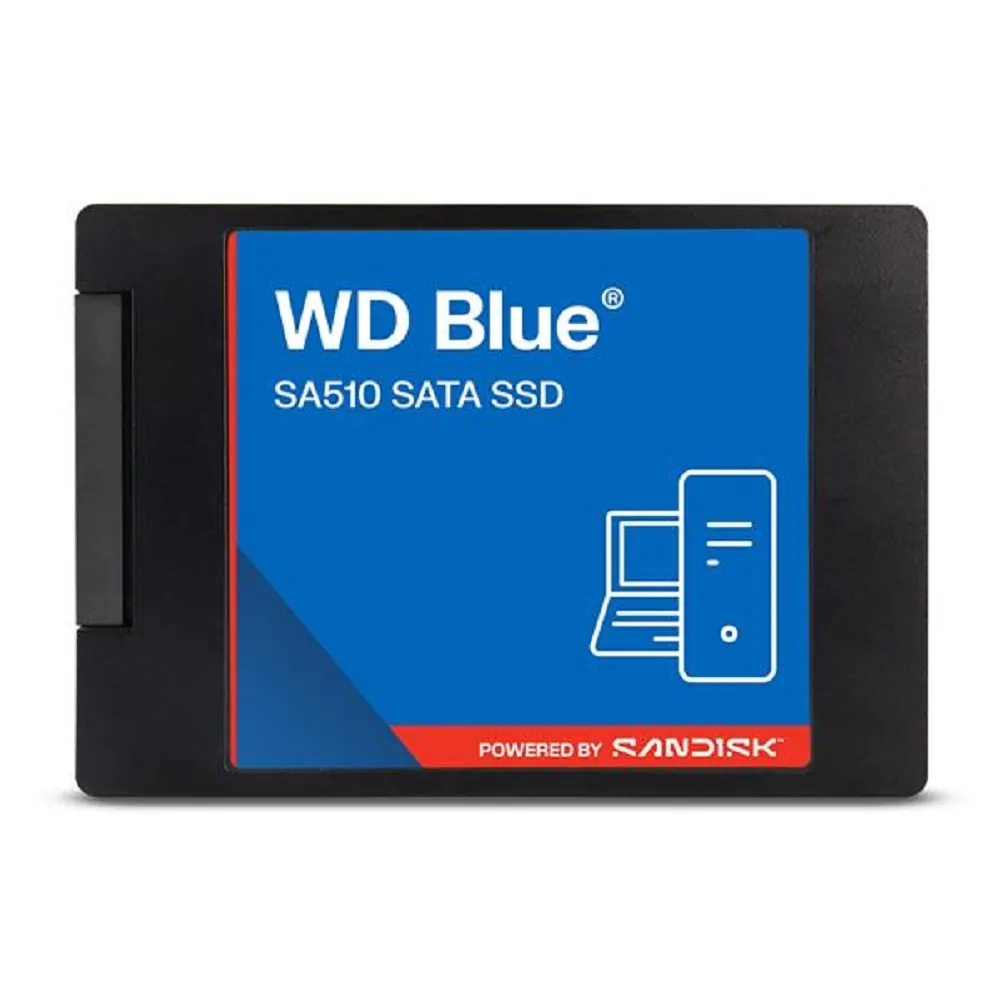 【WD 威騰】SanDisk WD Blue SA510 500G 2.5吋 SATA SSD(讀：560MB/s 寫：510MB/s)
