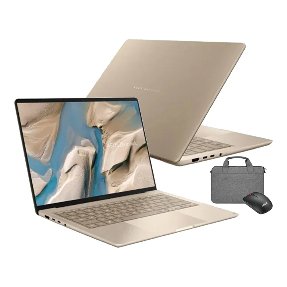 【ASUS 華碩】包鼠組★14吋Copilot+PC AI筆電(Zenbook A16 UX3480QA/Snapdragon X1 26 100/16G/512G/OLED)