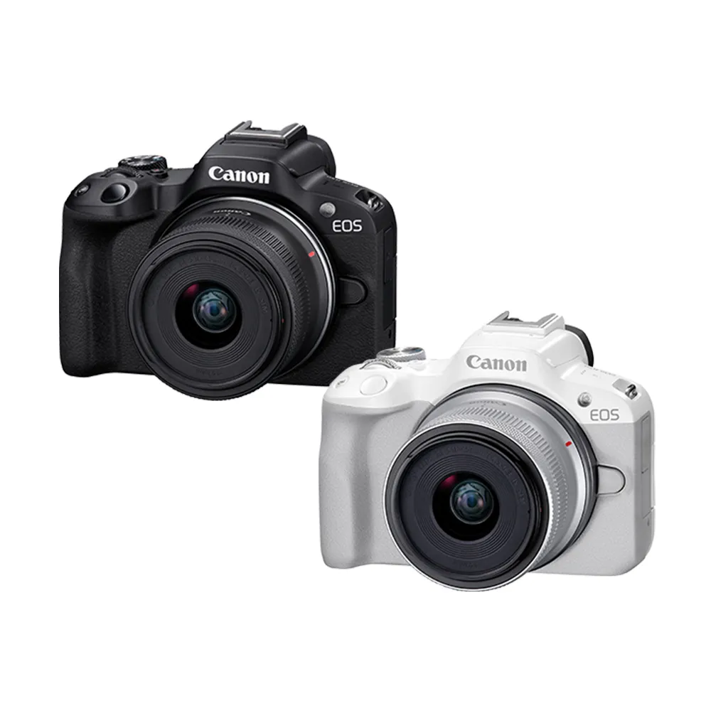【Canon】EOS R50 + RF-S18-45mm F4.5-6.3 IS STM 單鏡組(公司貨)