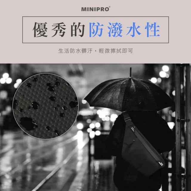 【MINIPRO】雙11 輕薄旅行防盜槍包-Model S(出國必備/錢包/防盜包/防搶包/腰包/背包/槍包/MN-128