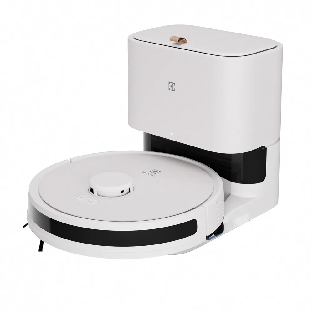 【Electrolux 伊萊克斯】雙11限定 極適家居700 自動除塵掃拖機器人(EFR71222DS-柔霧白)