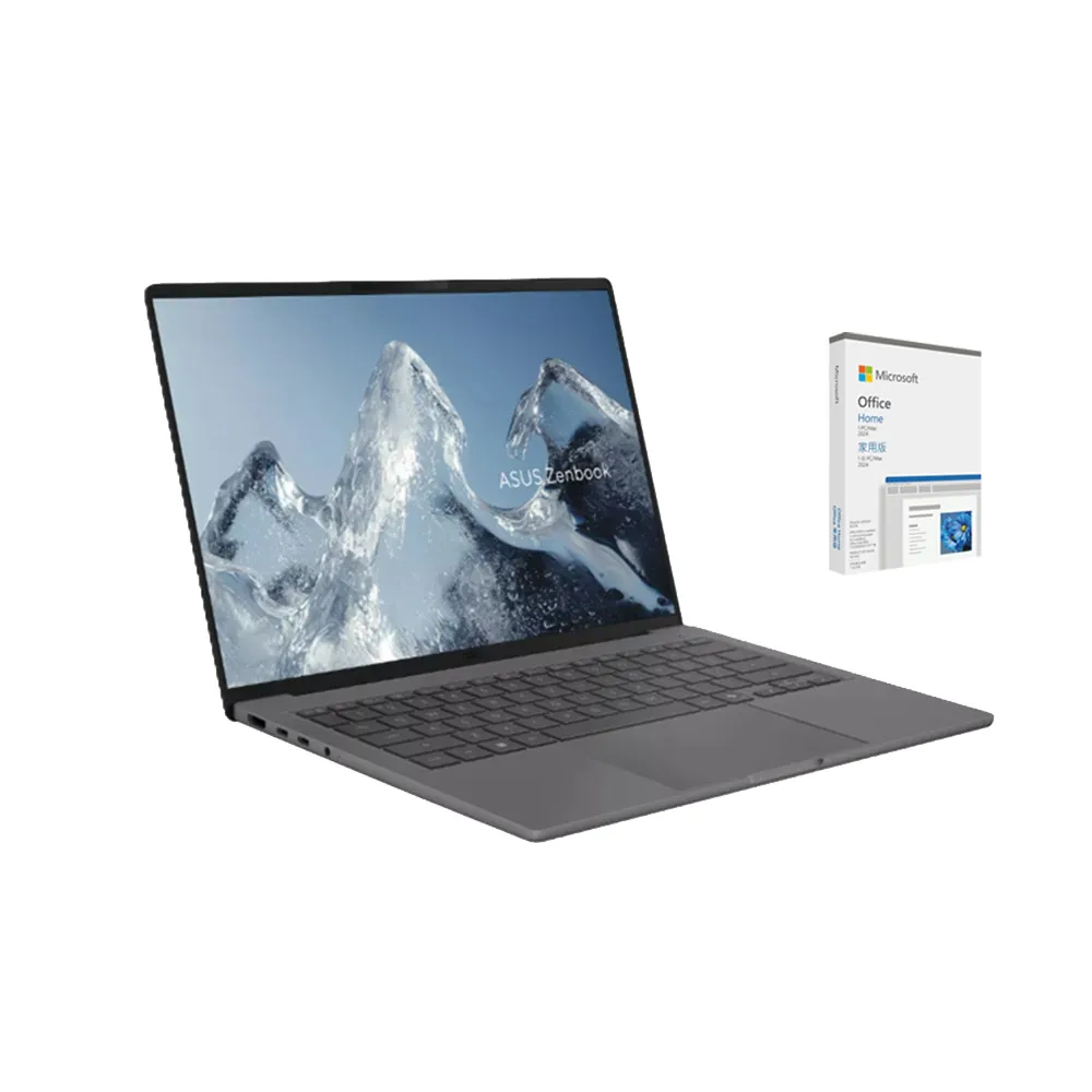 【ASUS 華碩】Office2024組★14吋Copilot+PC AI筆電(Zenbook A16 UX3407QA/Snapdragon X1 26 100/16G/512G)