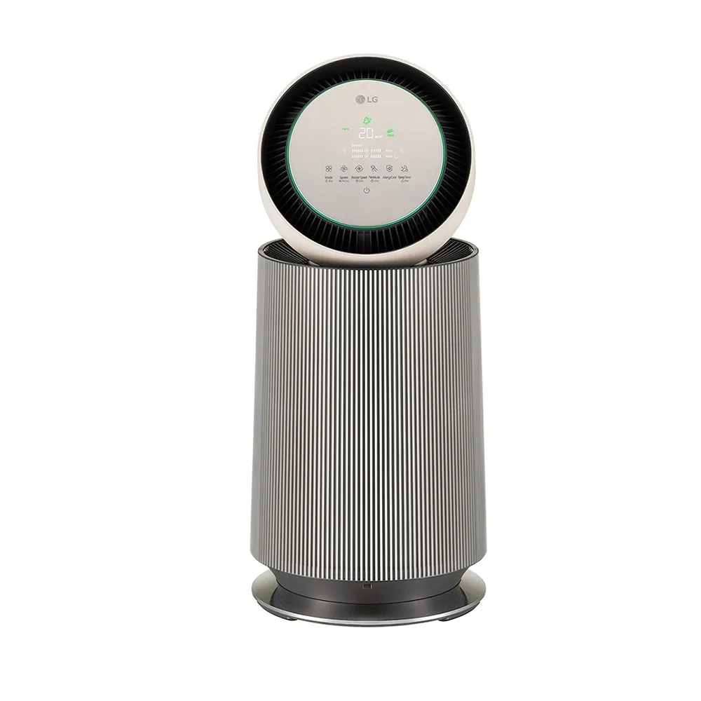 【LG 樂金】PuriCare 360度空氣清淨機｜寵物功能增加版二代｜建議適用19坪｜單層(AS651DBY0)