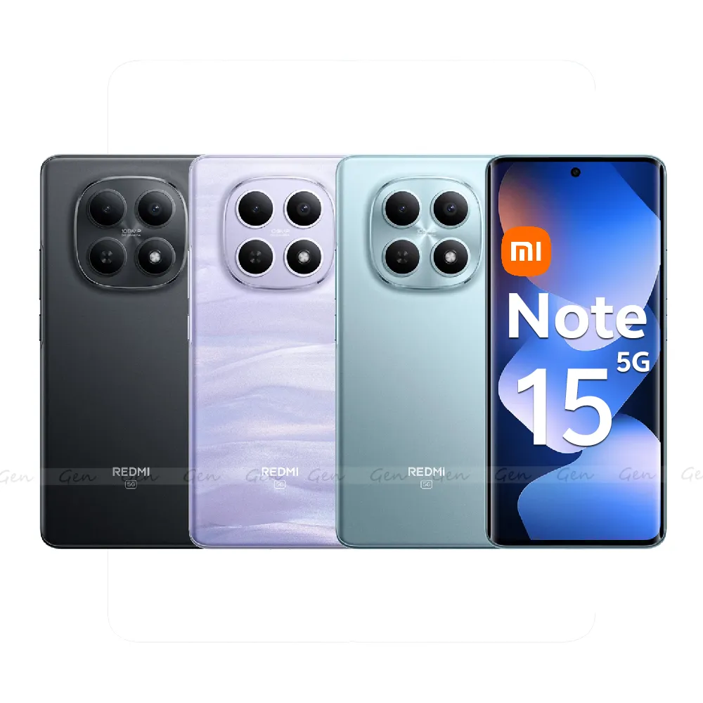 【小米】REDMI紅米 Note 15 5G 6.77吋(8G/256G/高通Snapdragon6Gen3/1億畫素主鏡頭)