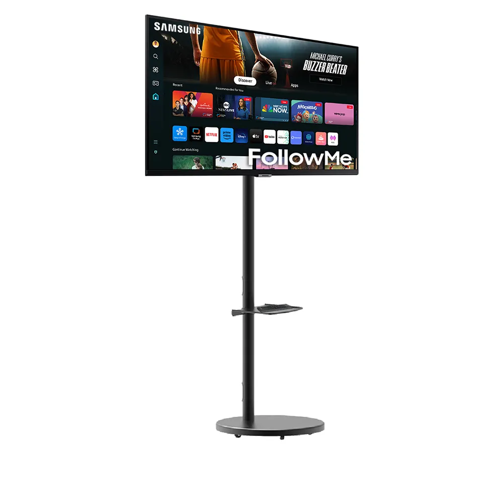【Samsung 三星】FollowMe移動式4K AI智慧聯網螢幕組★S32FM702UC 32型M7智慧聯網螢幕(內建喇叭/遙控器)