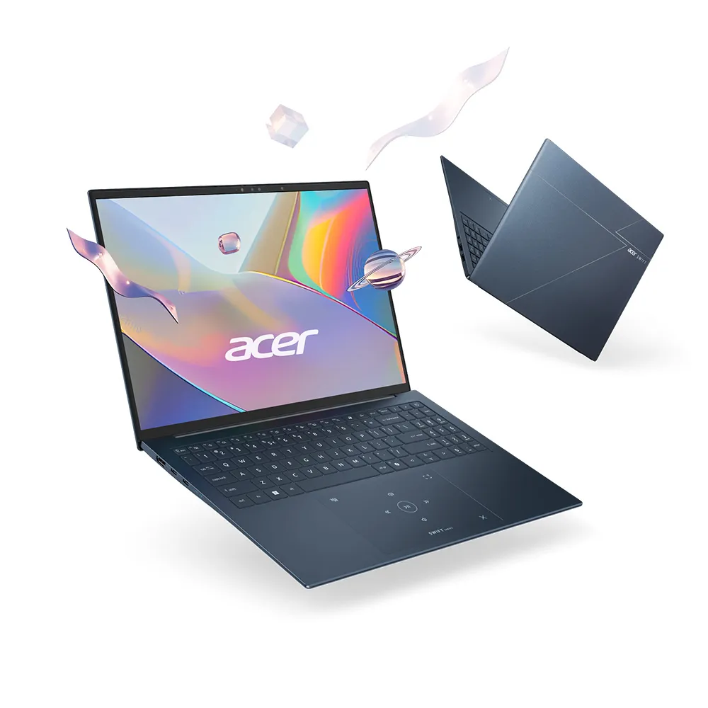 【Acer 宏碁】16吋3K OLED輕薄AI筆電-冷冽藍(Swift Edge/SFE16-I51-53GL/Ultra 5-325/32G/512G/W11)