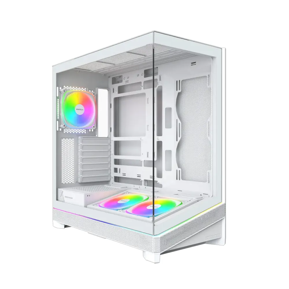 【華碩平台】R7八核 RX9060XT 16G Win11{地端霸主W}水冷電競機(R7-9800X3D/B850/32G/2TB/WIFI)
