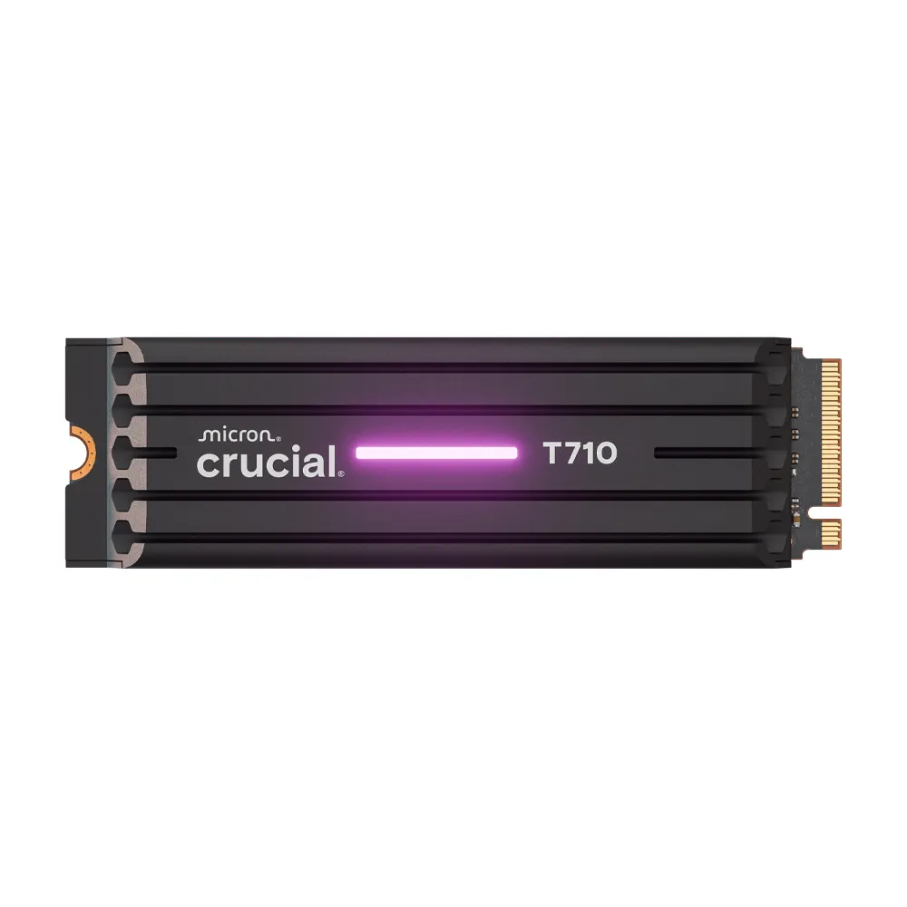 【Crucial 美光】T710 Gen5 2280 M.2 4TB SSD固態硬碟(含原廠散熱片/CT4000T710SSD5)