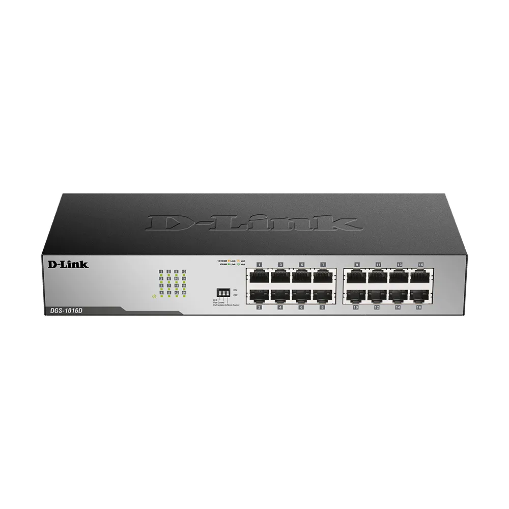 【D-Link】昌運監視器   DGS-1016D 16埠 Gigabit 節能型交換器
