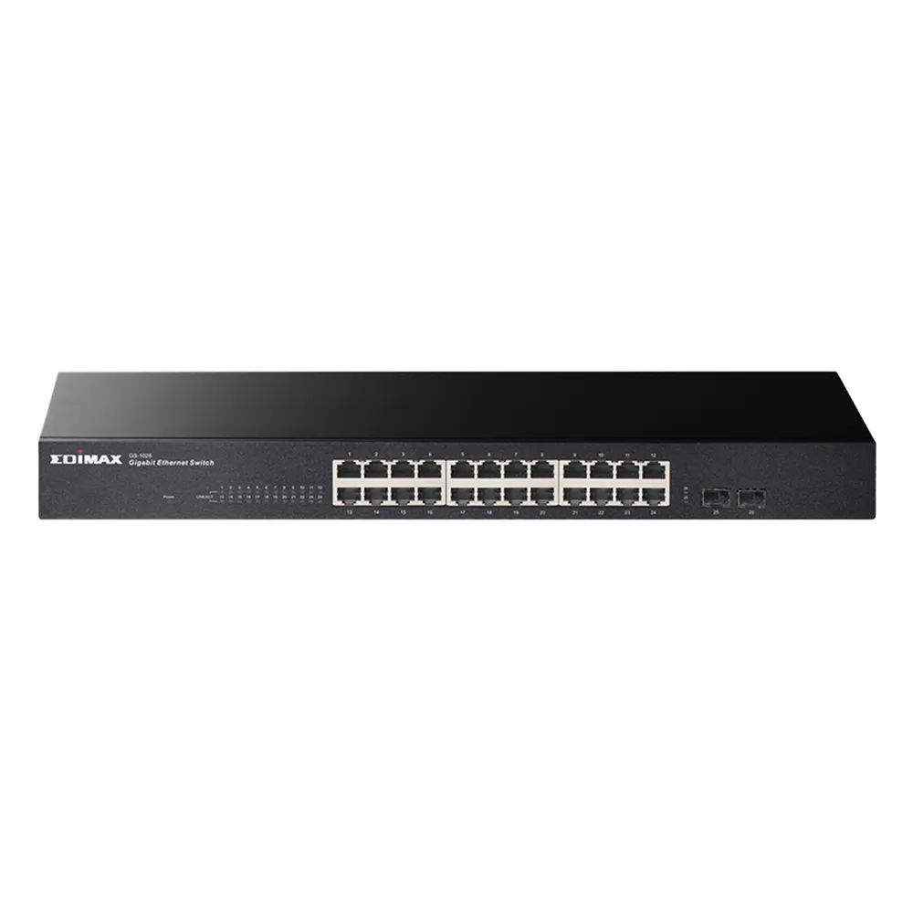 【EDIMAX 訊舟】昌運監視器 GS-1026 V3 MIT 26埠 Gigabit 網路交換器