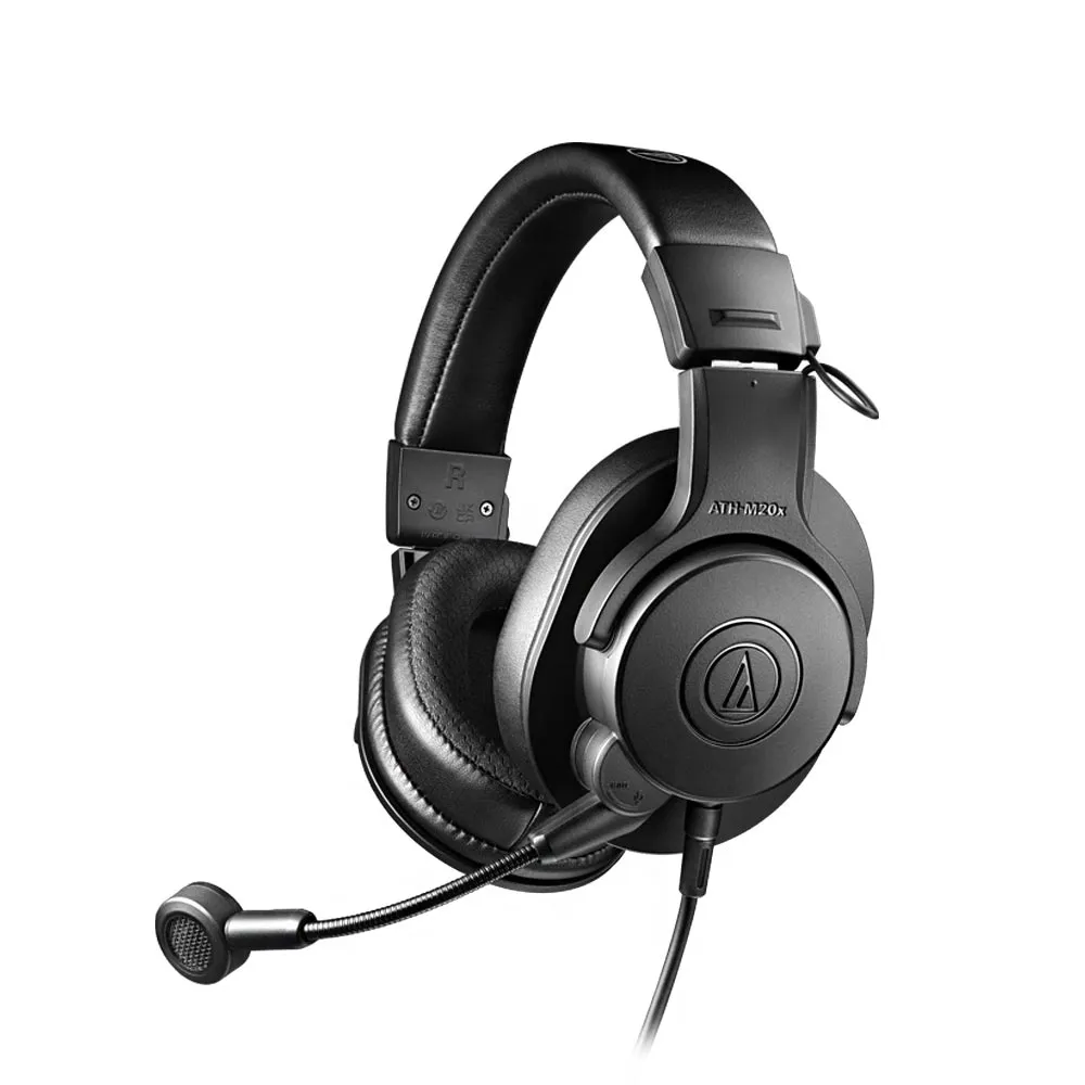 【audio-technica 鐵三角】ATH-M20xSTS直播專用耳機麥克風組