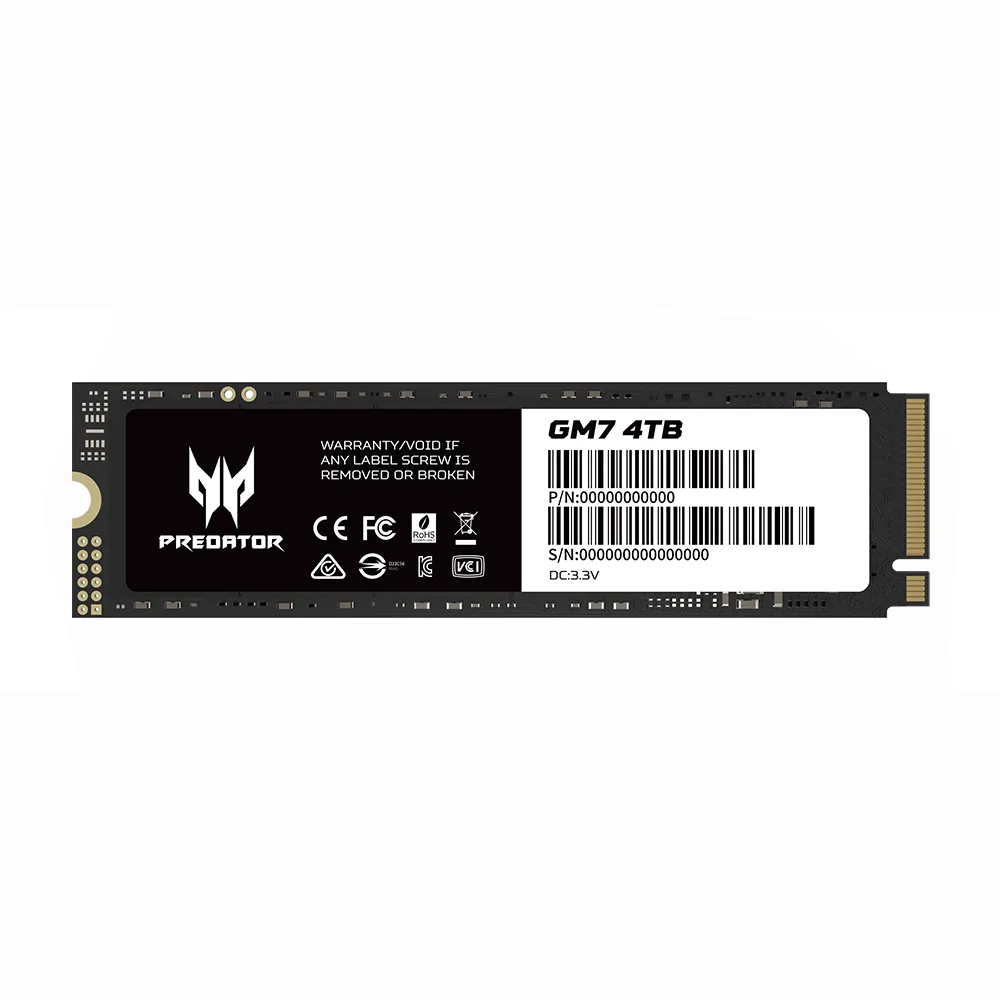 【Acer 宏碁】Predator GM7 4TB M.2 PCIe Gen4 ssd固態硬碟 5年保固(最高讀取7200MB/s)