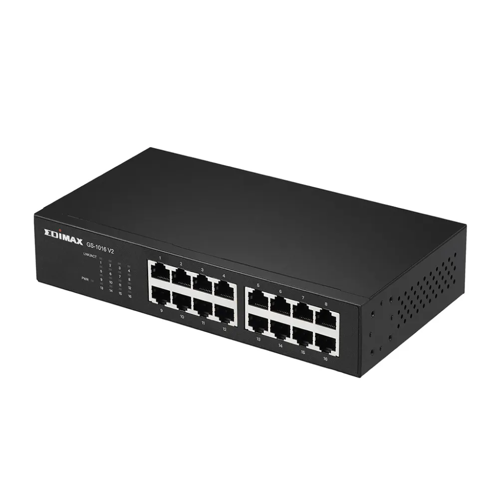 【EDIMAX 訊舟】GS-1016 V2 16埠Gigabit網路交換器