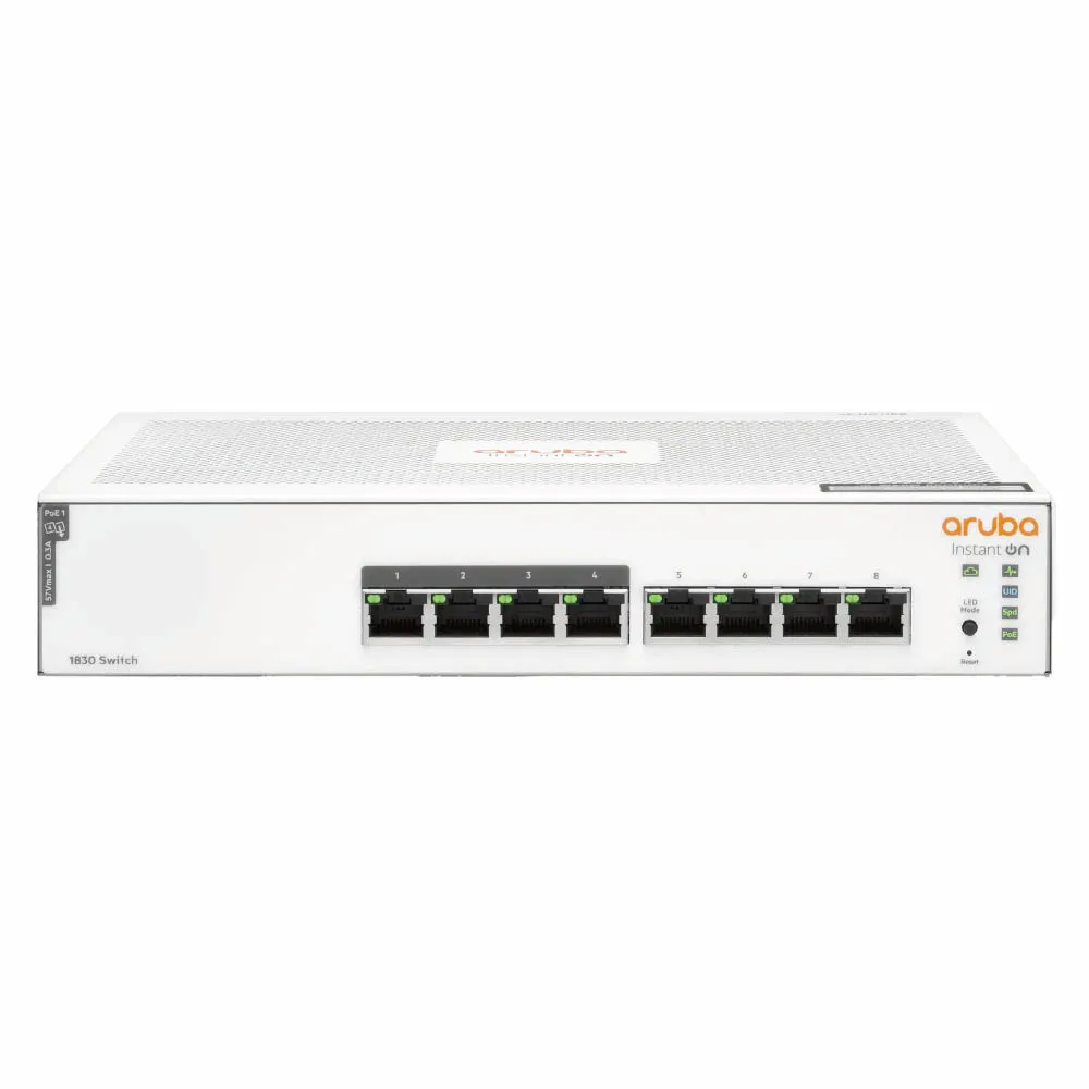 【Aruba】昌運監視器 HPE Instant On 1830 8G 65W Switch 8埠網路交換器(JL811A)