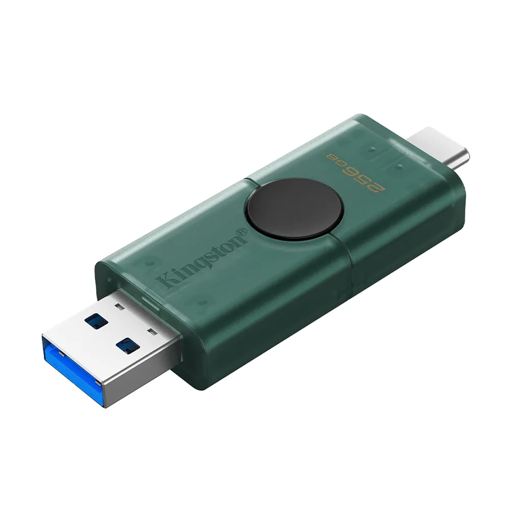 【Kingston 金士頓】DataTraveler Duo 256GB TYPE-C 雙頭隨身碟 (DTDEG2/256GB)