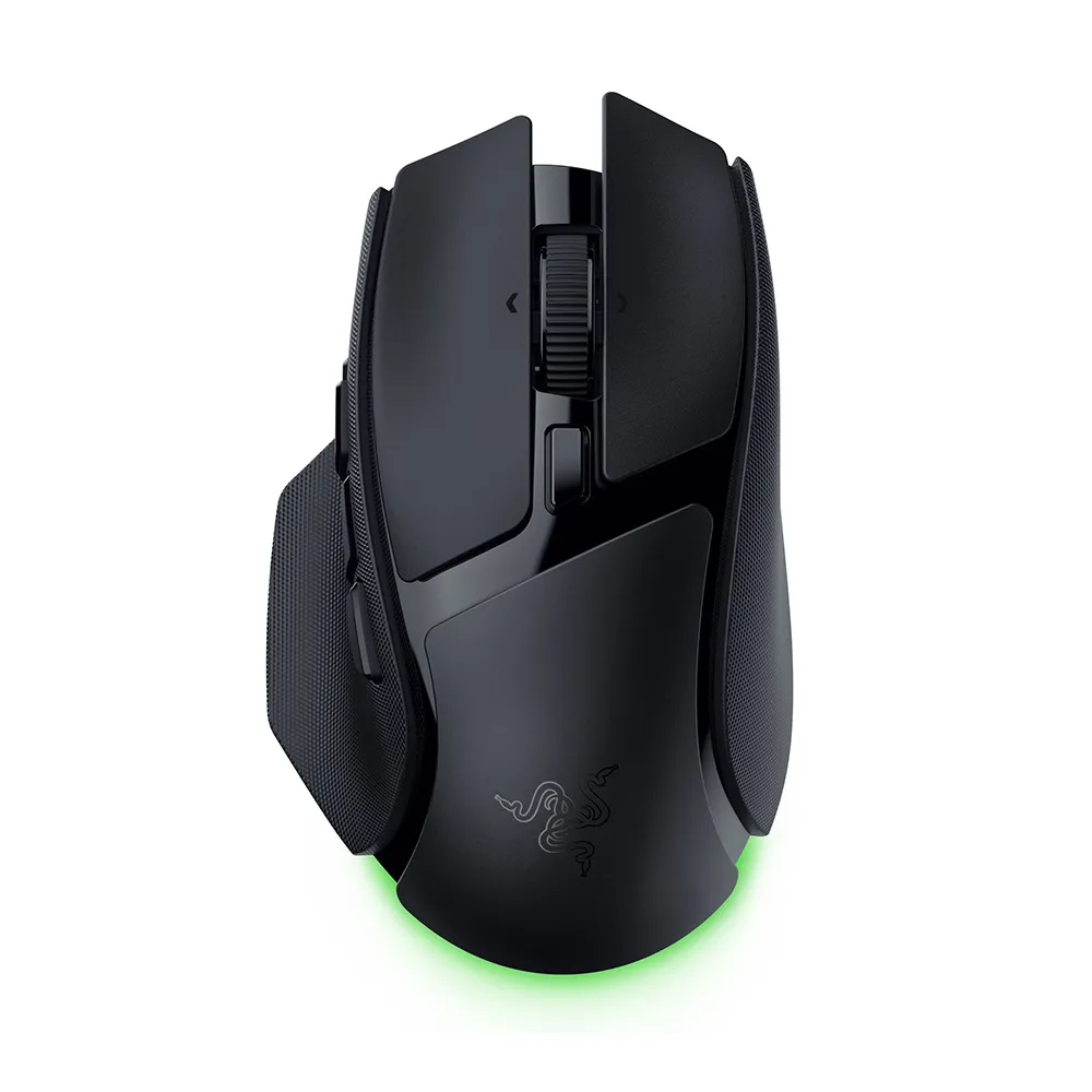 【Razer 雷蛇】巴塞利斯蛇 Basilisk V4 HyperSpeed 速度版 無線電競滑鼠 - 黑色 (RZ01-05680100-R3M1)