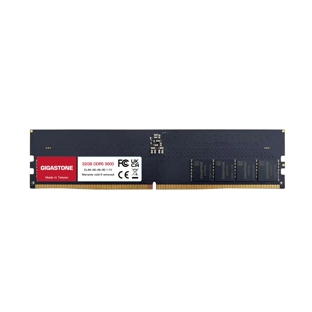 【GIGASTONE 立達】DDR5 5600MHz 32GB 桌上型記憶體單入(PC專用)