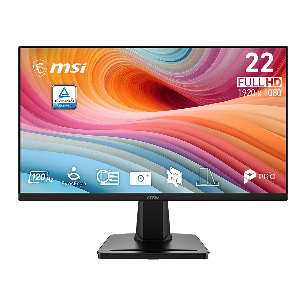 【MSI 微星】PRO MP225 E12L 22型 IPS 16:9 120Hz 平面美型商用螢幕(TUV護眼認證/HDMI/1ms)