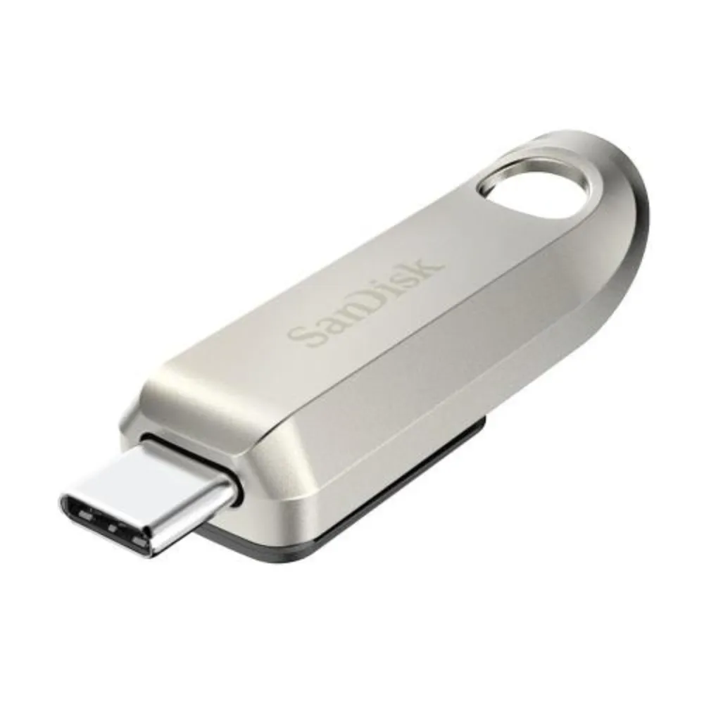 【SanDisk 晟碟】[全新升級版] 128GB Ultra Luxe Type-C USB 3.2 隨身碟(最高讀速400MB/s 原廠5年保固)