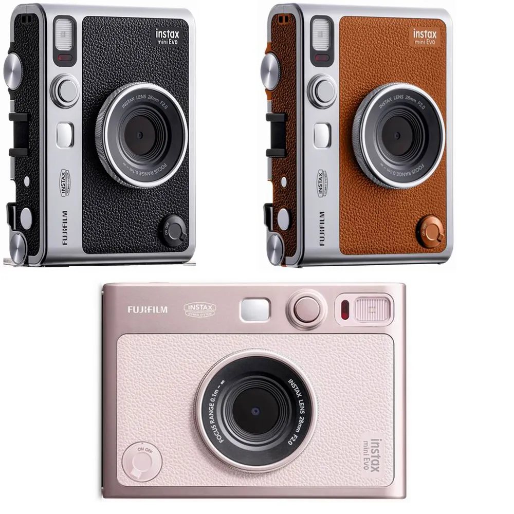 【FUJIFILM 富士】Instax mini Evo 混合式數位 馬上看 拍立得相機 復古相機 底片相機(恆昶公司貨)