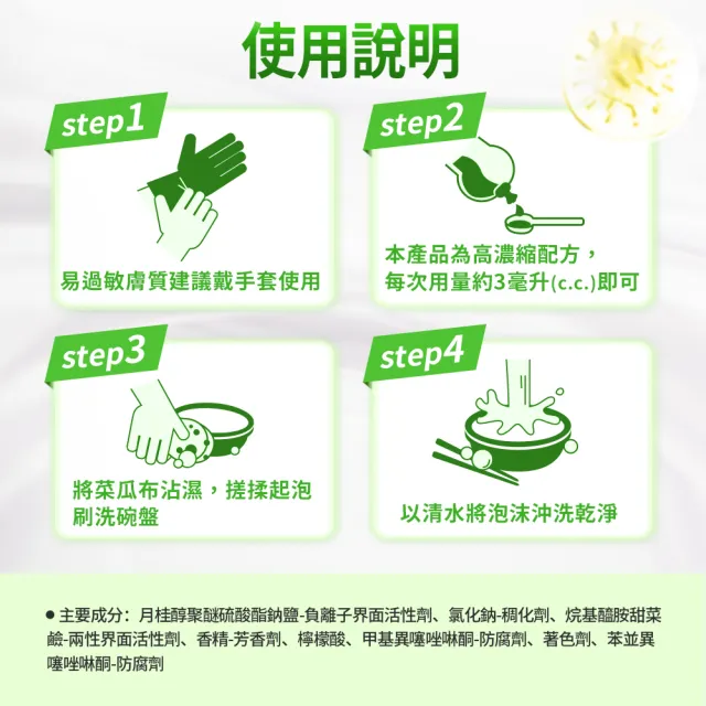 【Dalli】檸檬清香高效去油汙超濃縮洗碗精1Lx12