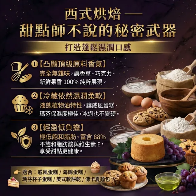 【BASSO 巴碩】*雙11獨家*義大利純天然葡萄籽油1公升x4入