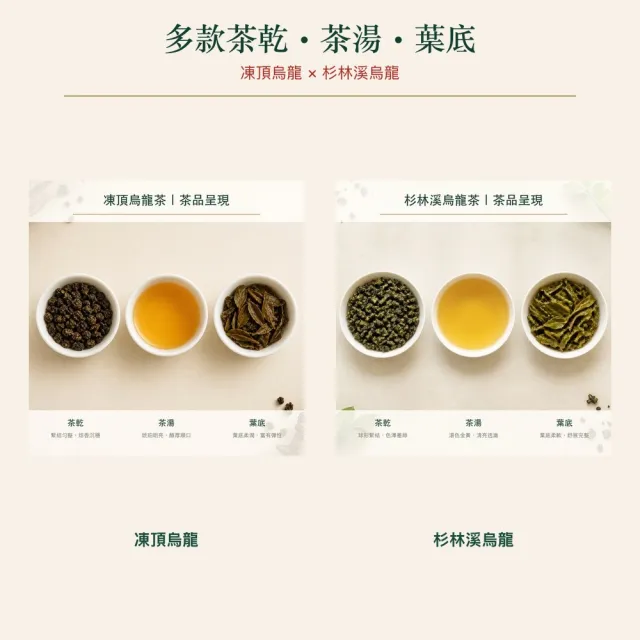【台灣茶葉產銷協會】凍頂烏龍茶4兩＋杉林溪烏龍茶2兩 雙茶2入組｜罐裝(1+1)