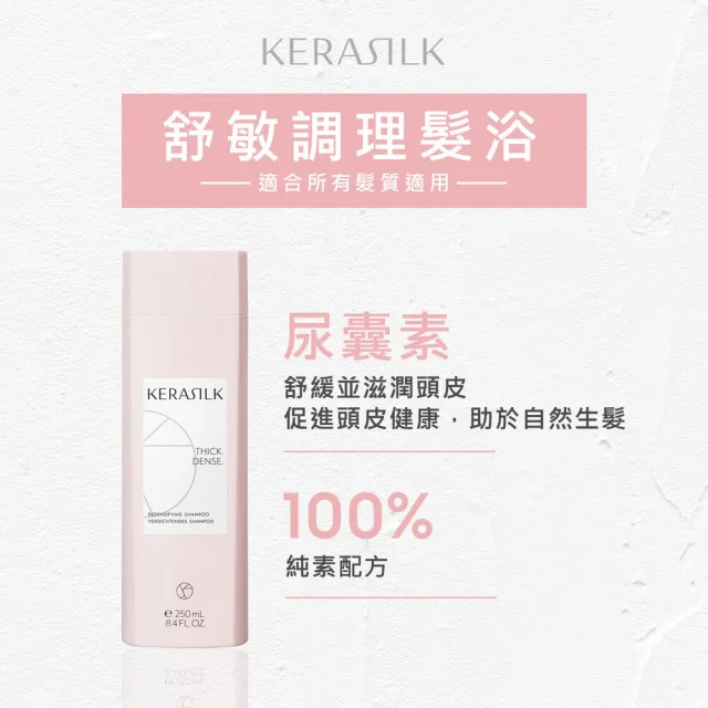 【KERASILK】舒敏調理髮浴250ml☆絲馭洸專業頭皮護理(全髮質適用/洗髮精/舒緩泛紅/保濕/染後頭皮/敏弱)