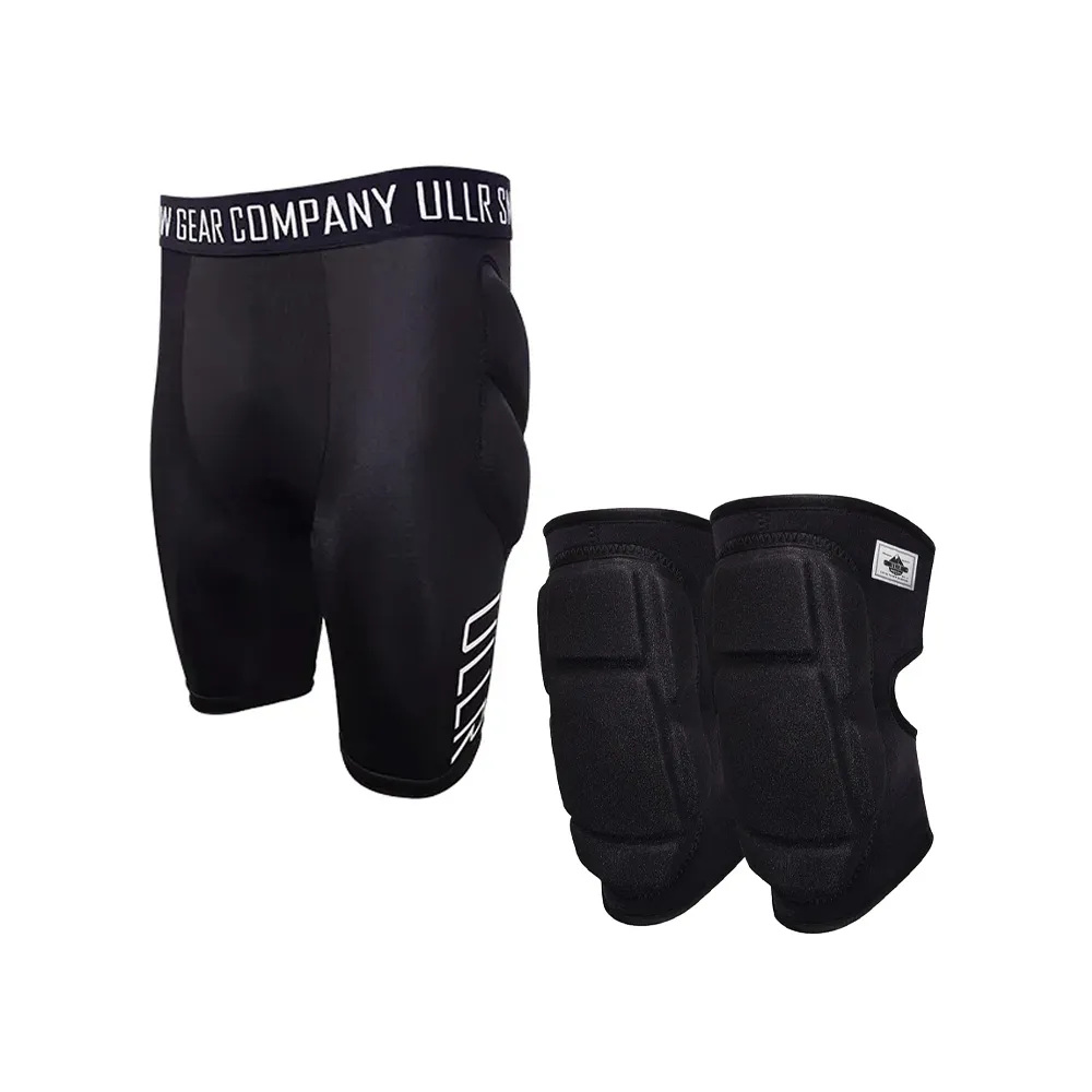 【ULLR】滑雪護具組 防摔褲 護膝 護臀 護具 加厚墊片 重點防護