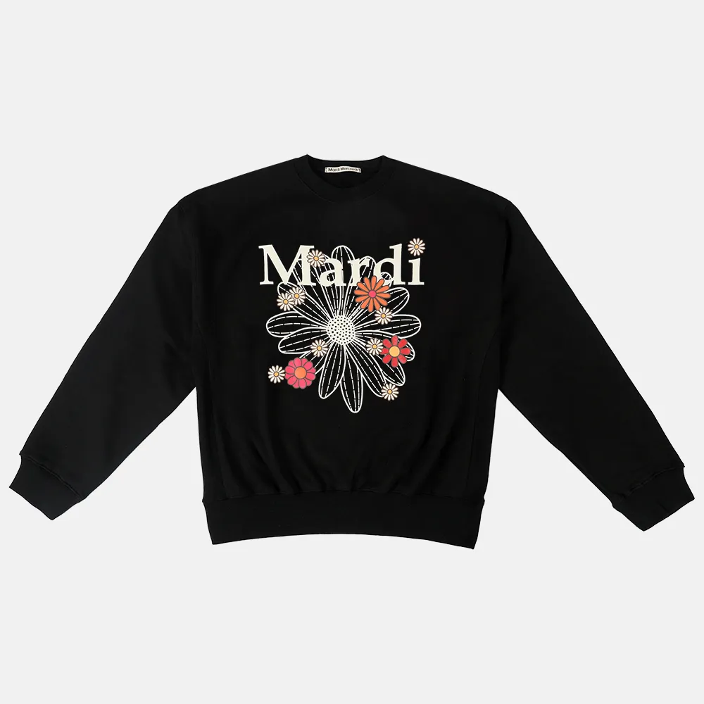 【MARDI MERCREDI】印花 大學T 多色 經典小雛菊 繽紛花 純棉 長袖(百搭爆款/韓國潮流)