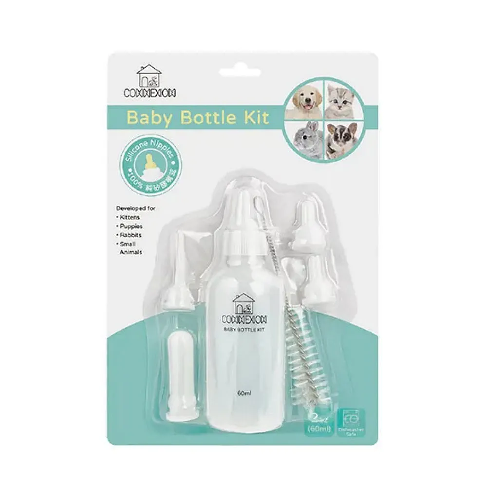 【CONNEXION】小護士奶瓶組 2oz（60ml）*2入組(寵物用品/寵物奶瓶組)