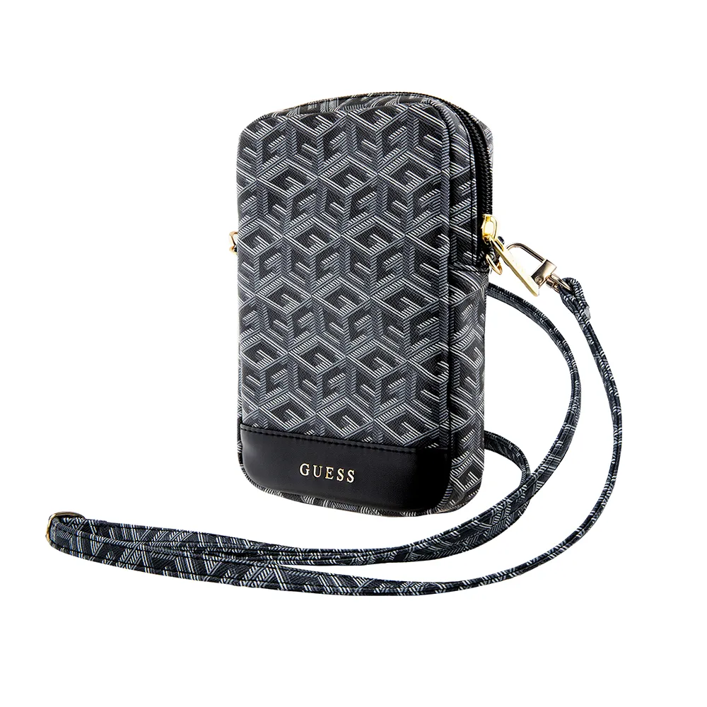 【GUESS】幾何織紋系列 手機包