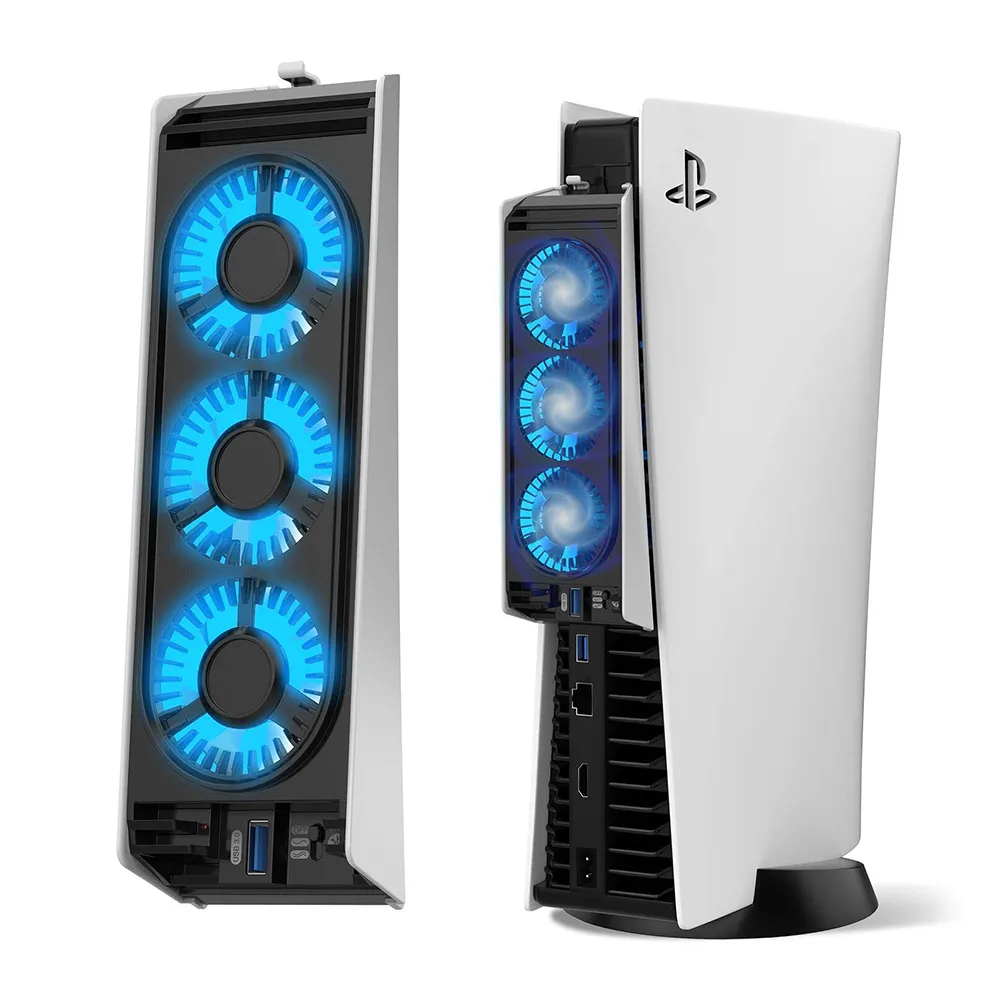 【Bteam】PS5 副廠 舊版 散熱 冷卻 大風扇 低噪音 即插即用 開機啟動