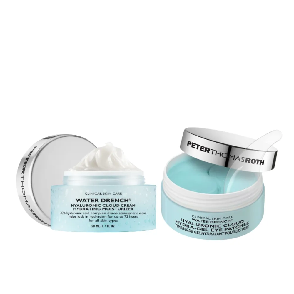 【Peter Thomas Roth 彼得羅夫】雲朵極潤組(雲朵極潤水凝霜50ML+雲朵極潤水凝眼膜 60 片)
