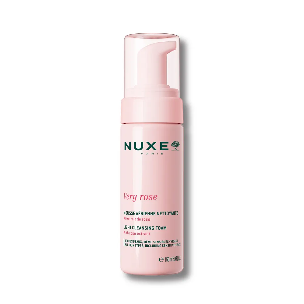 【NUXE 巴黎歐樹】官方直營 玫瑰柔舒潔膚慕斯 150mL