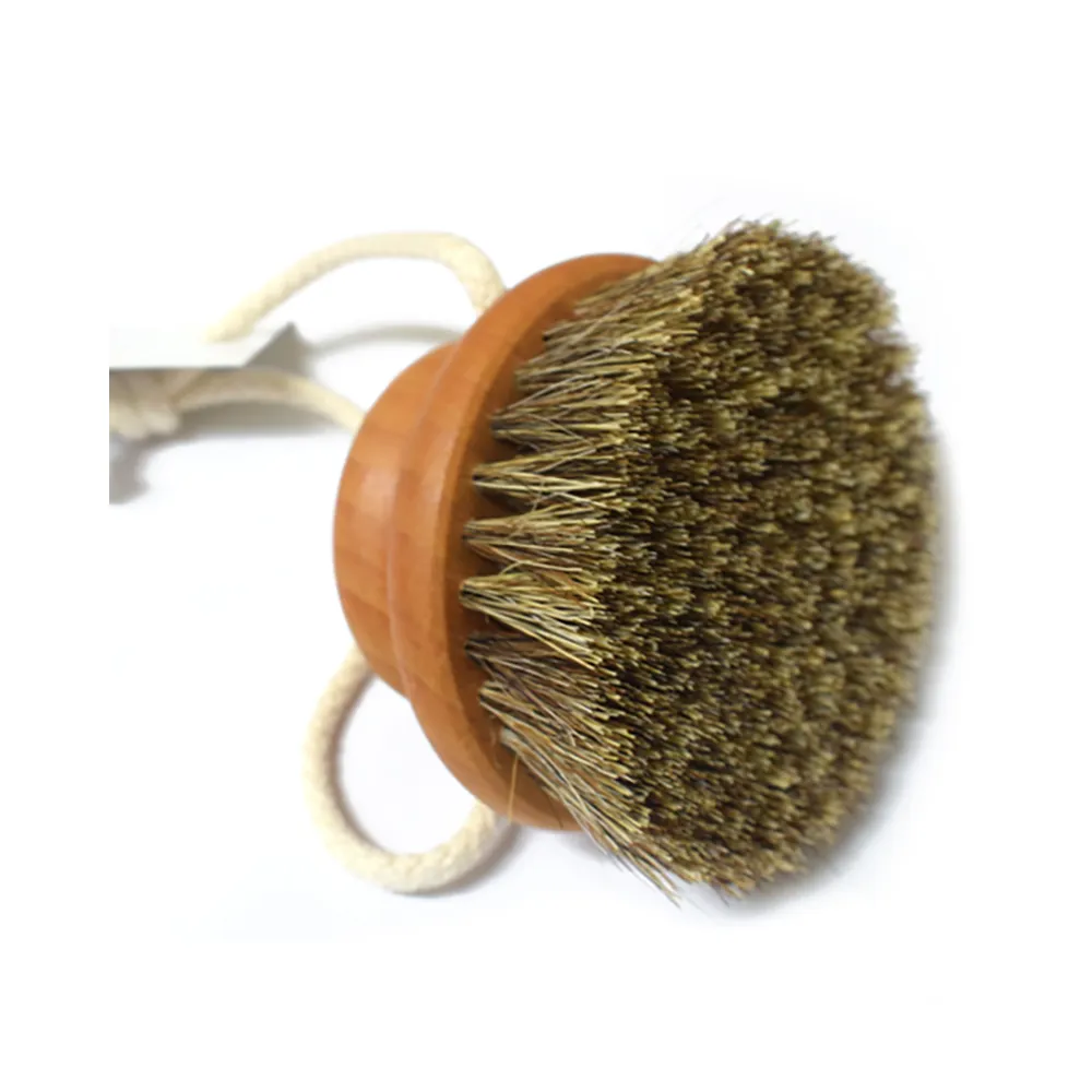 【FALLER 芙樂】德國製圓形馬毛植纖身體按摩刷(乾刷/沐浴按摩美容/雙11)
