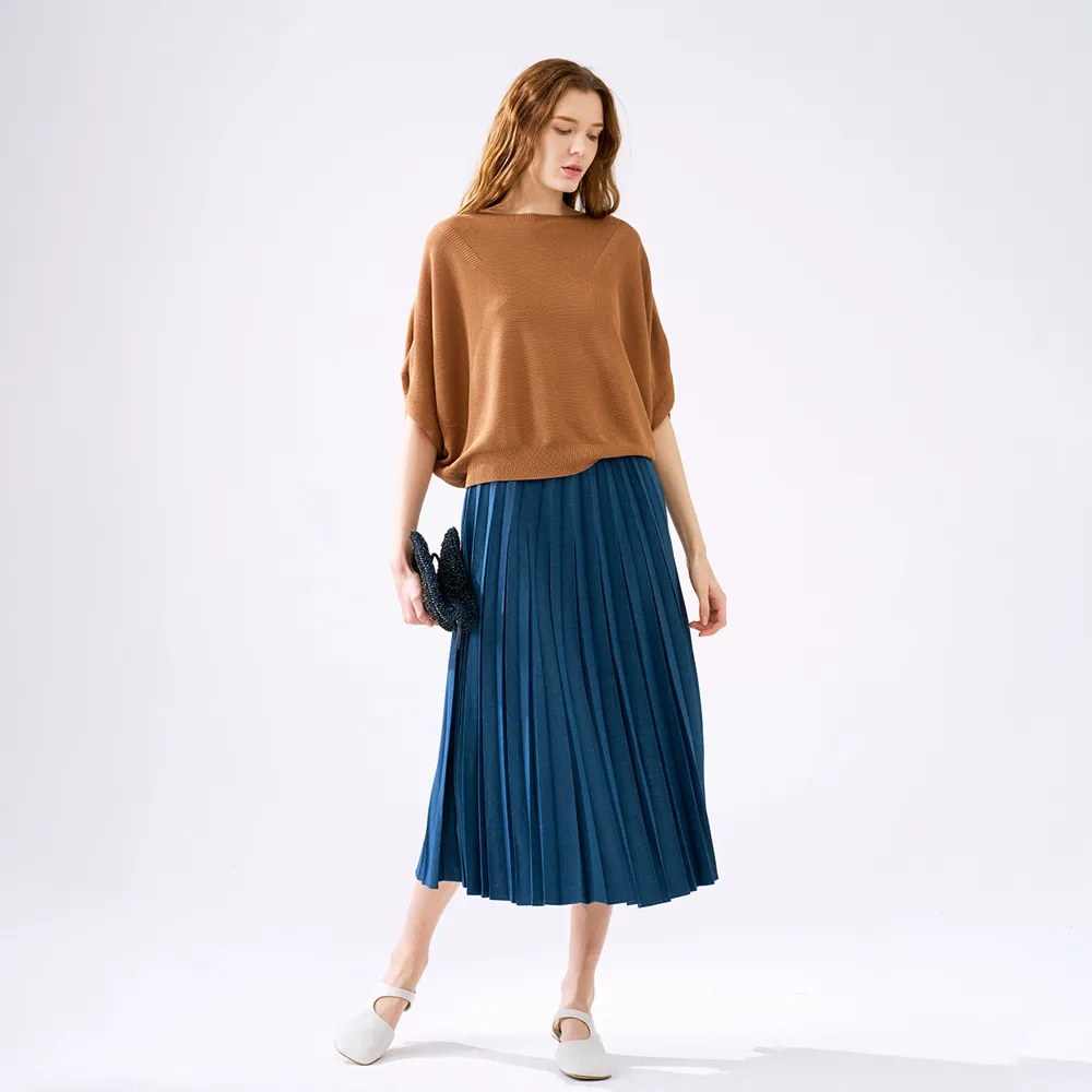 【giordano ladies】26SS 百褶長裙(02466016)