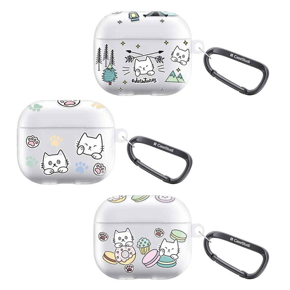 【Casestudi】AirPods 5 / AirPods 4 CAST 貓咪系列充電盒保護殼(AirPods 5 保護殼)