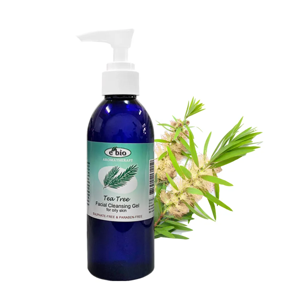 【ebio 伊比歐】茶樹精油抗油洗面乳200ml(一般&油性)