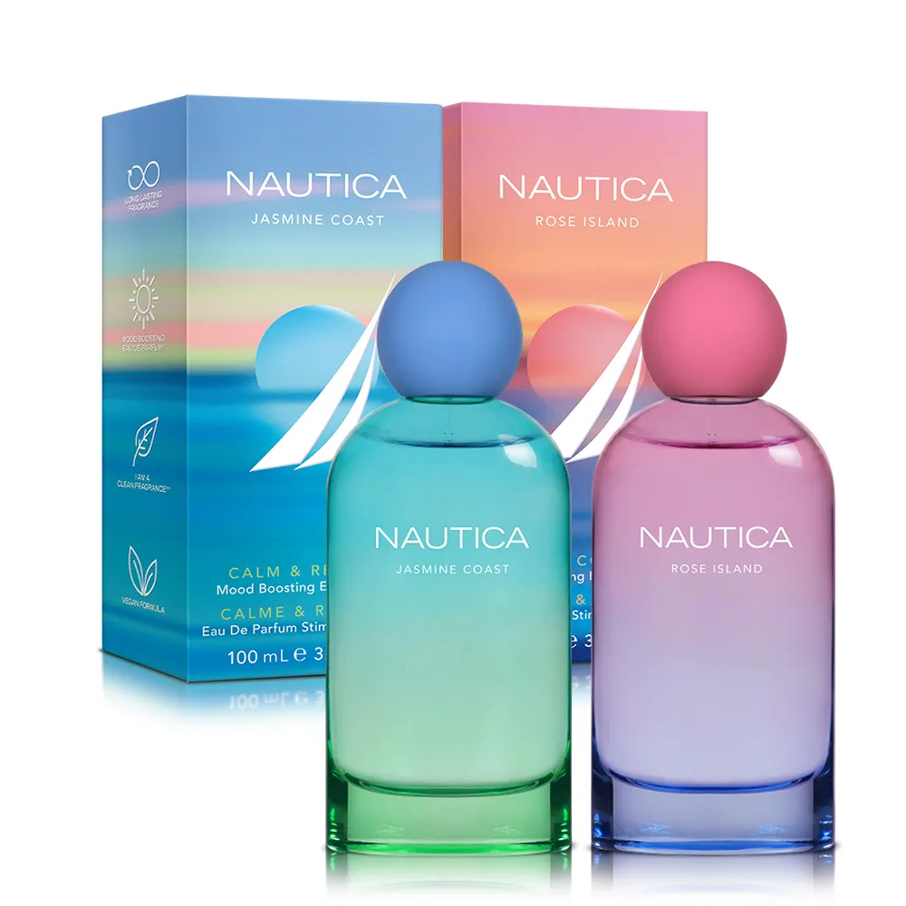 【NAUTICA】島嶼玫瑰/海岸茉莉女性淡香精100ml-任選