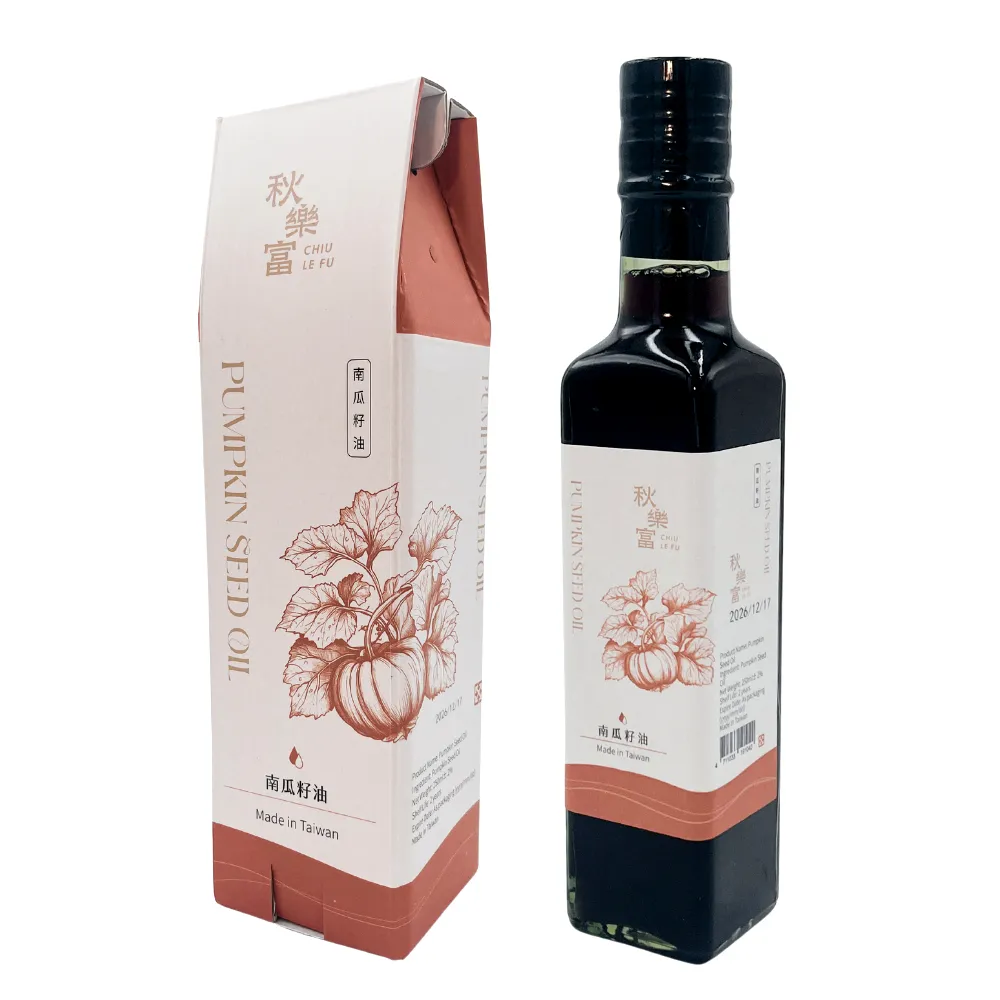 【Chiu Le Fu 秋樂富】冷壓初榨南瓜籽油(250ml)