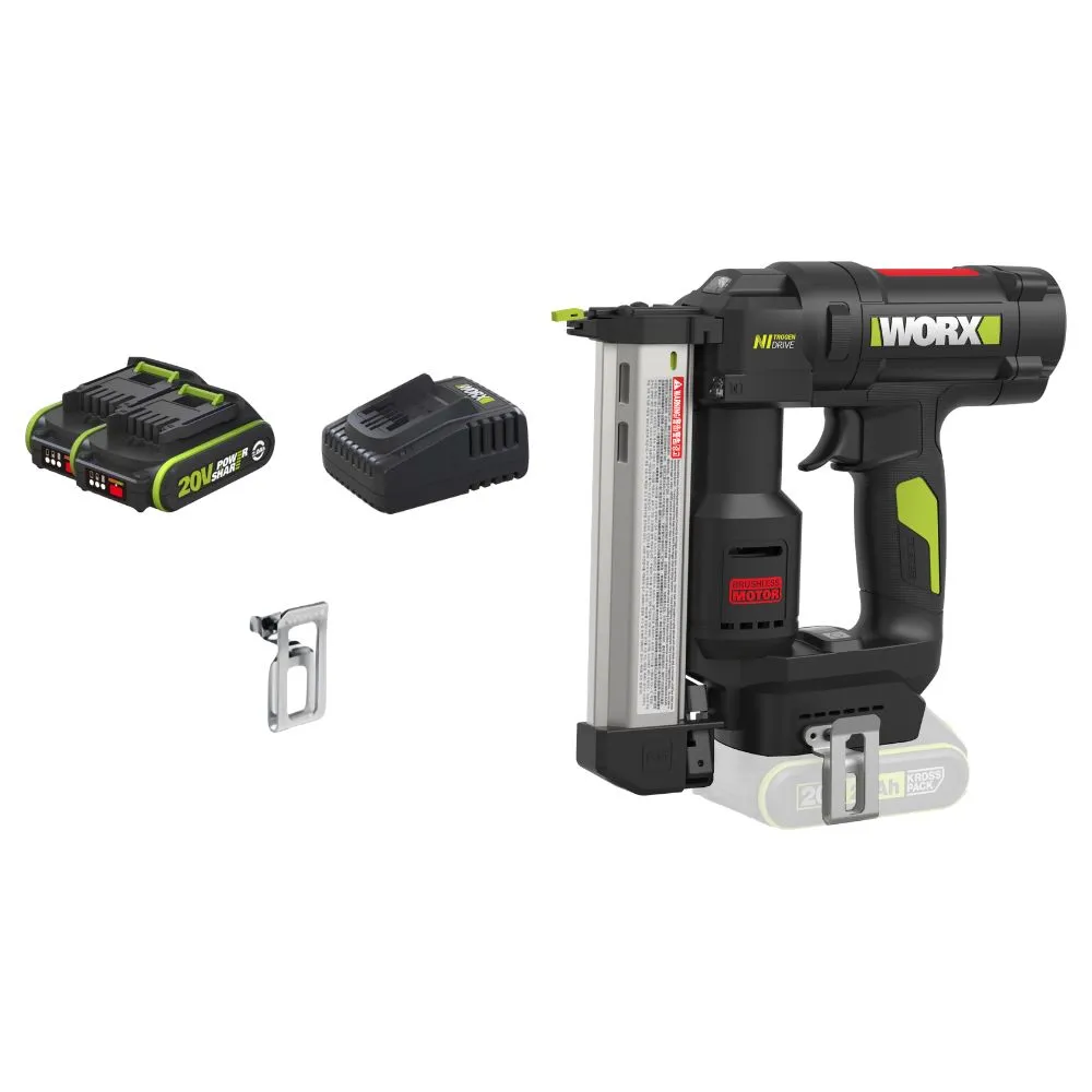 【WORX 威克士】20V F30無刷直釘槍 木工釘槍 F30釘槍 釘槍 直釘槍 無刷釘槍 電動釘槍 木工裝潢 WU845.12