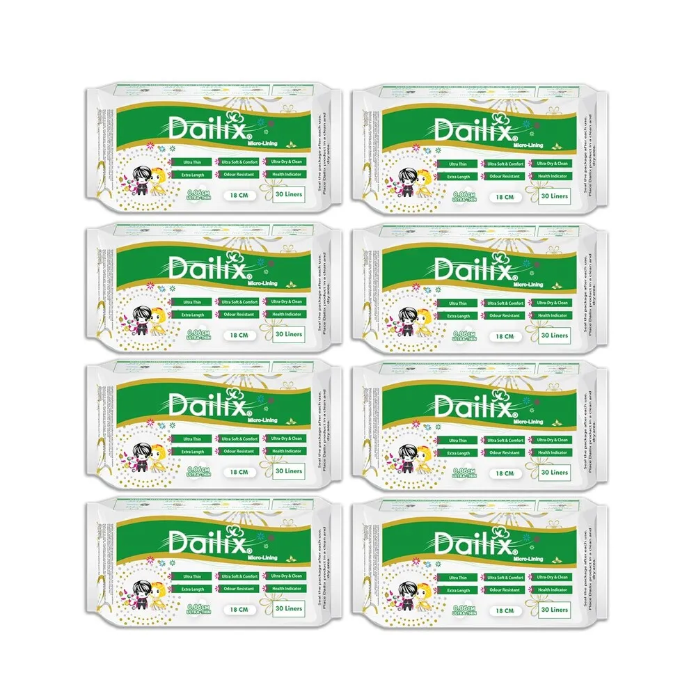 【Dailix】18cm每日健康檢查乾爽透氣抑菌護墊(8入組)