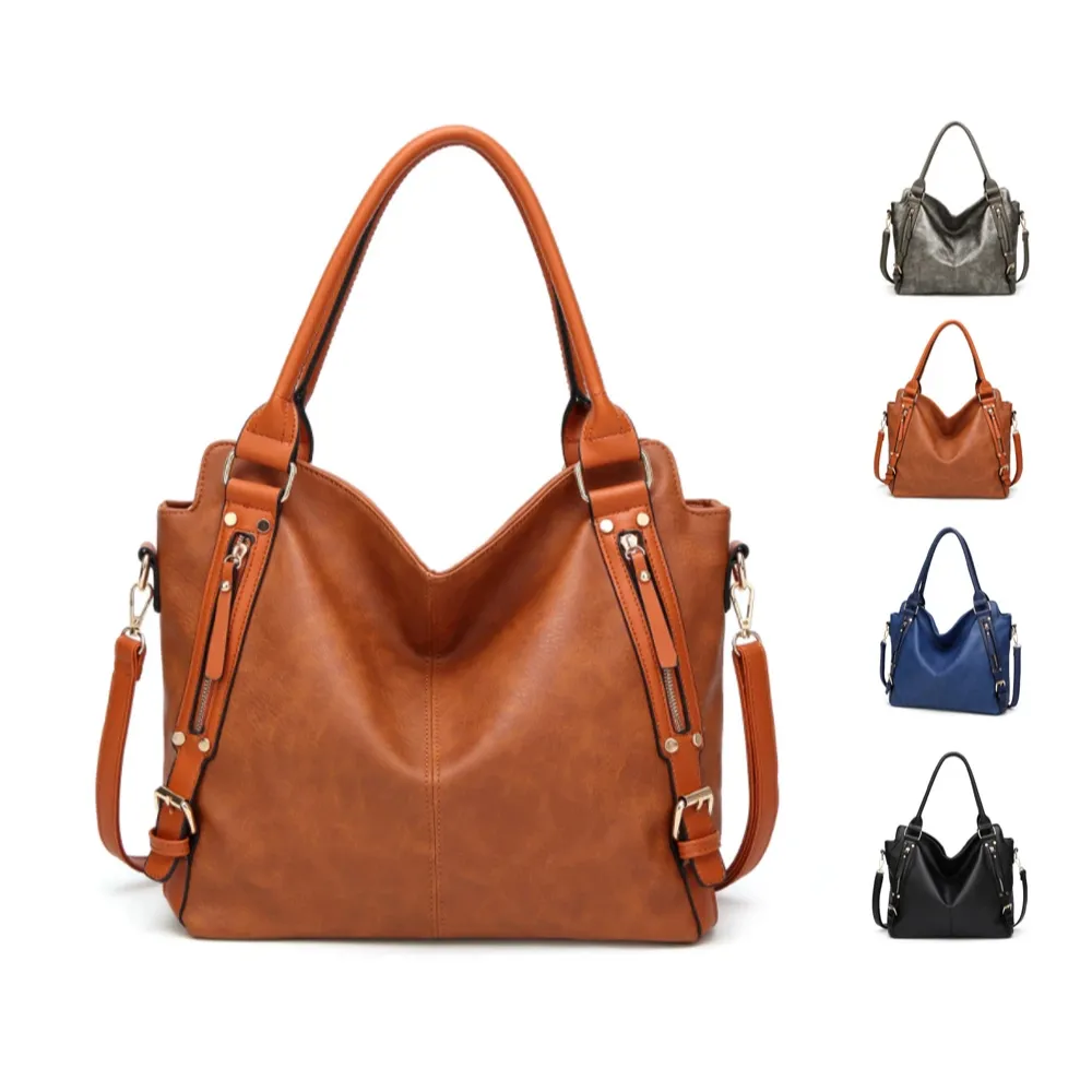 【Rosse Bags】簡約大方手提單肩托特包(現+預  灰色 / 棕色 / 黑色 / 藍色)