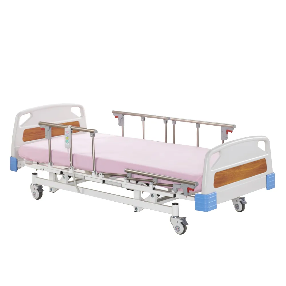 【Goodly 顧得力】簡約居家三馬達電動床 電動病床 LM-WJ66 床面鋼網型(贈品:餐桌板+床包x2)