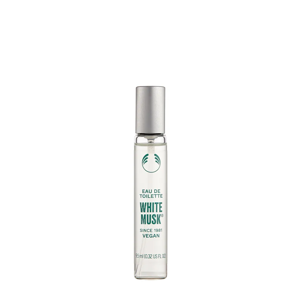 【THE BODY SHOP 美體小舖】白麝香EDT隨身香水-9.5ML(淡香水)