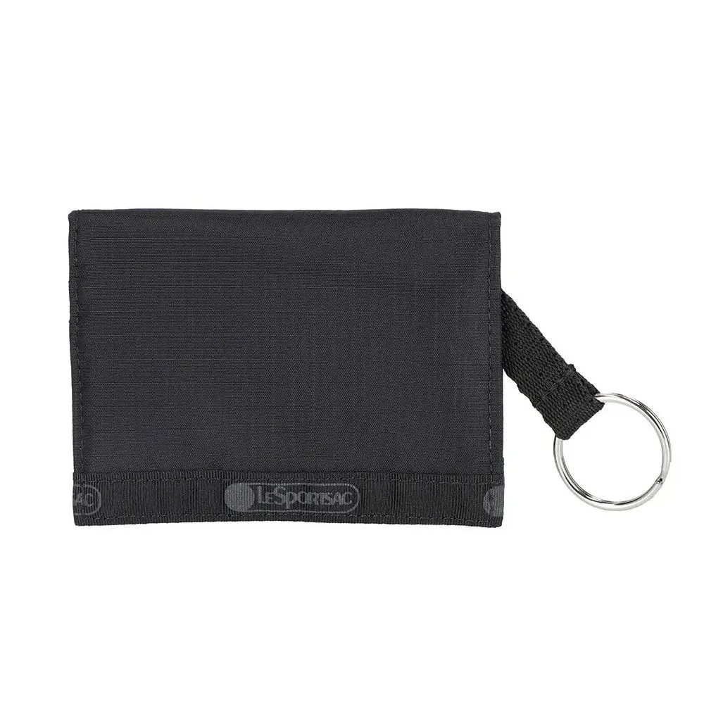 【Lesportsac】SnapCardCase 按扣卡夾/永恒黑(1318)