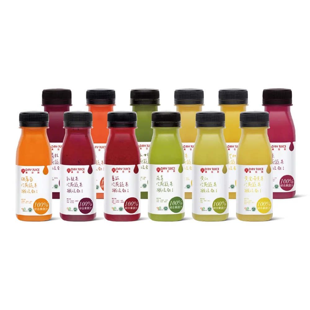 【Day Juice 果日飲】冷壓蔬果纖活飲x6瓶(250mL/瓶)